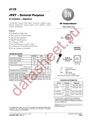 J110G datasheet  
